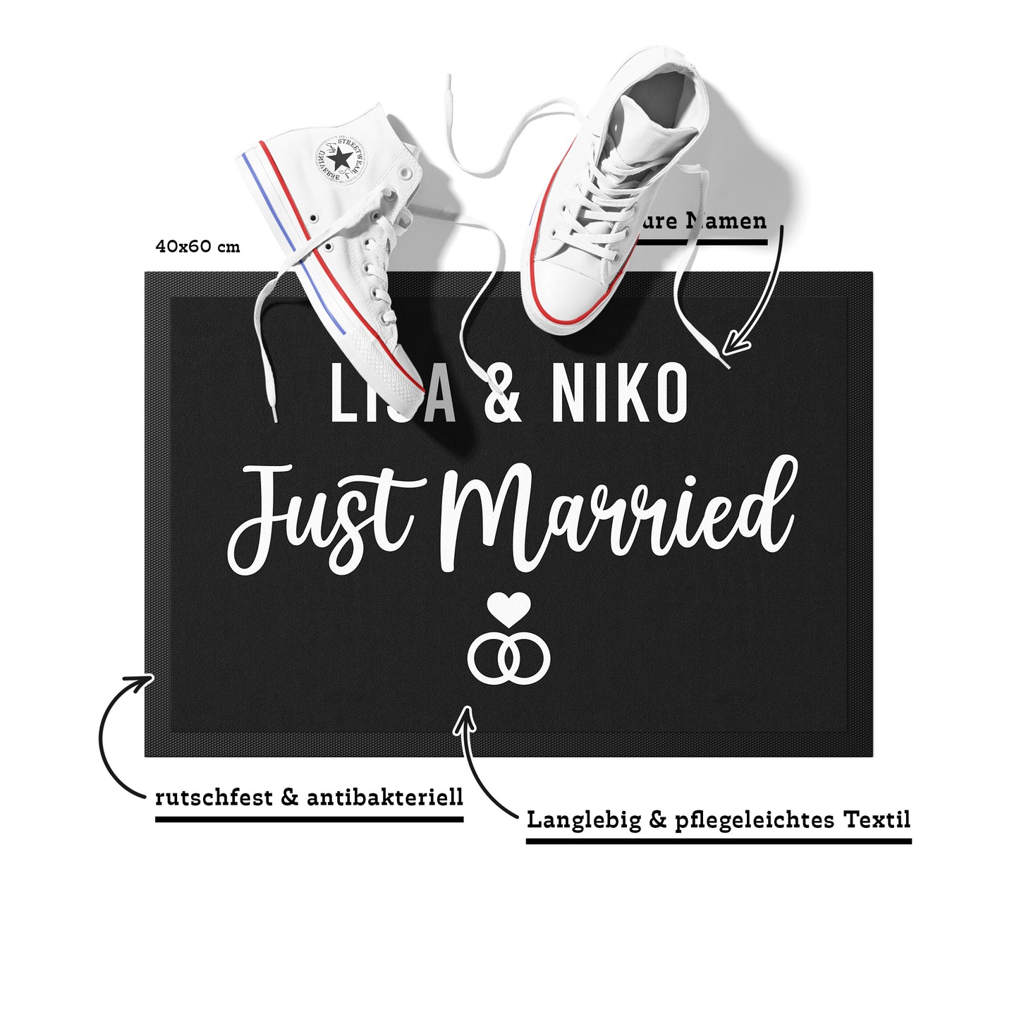 120-2-Stoffmatte-paerchenname-just-married-personalisierbar