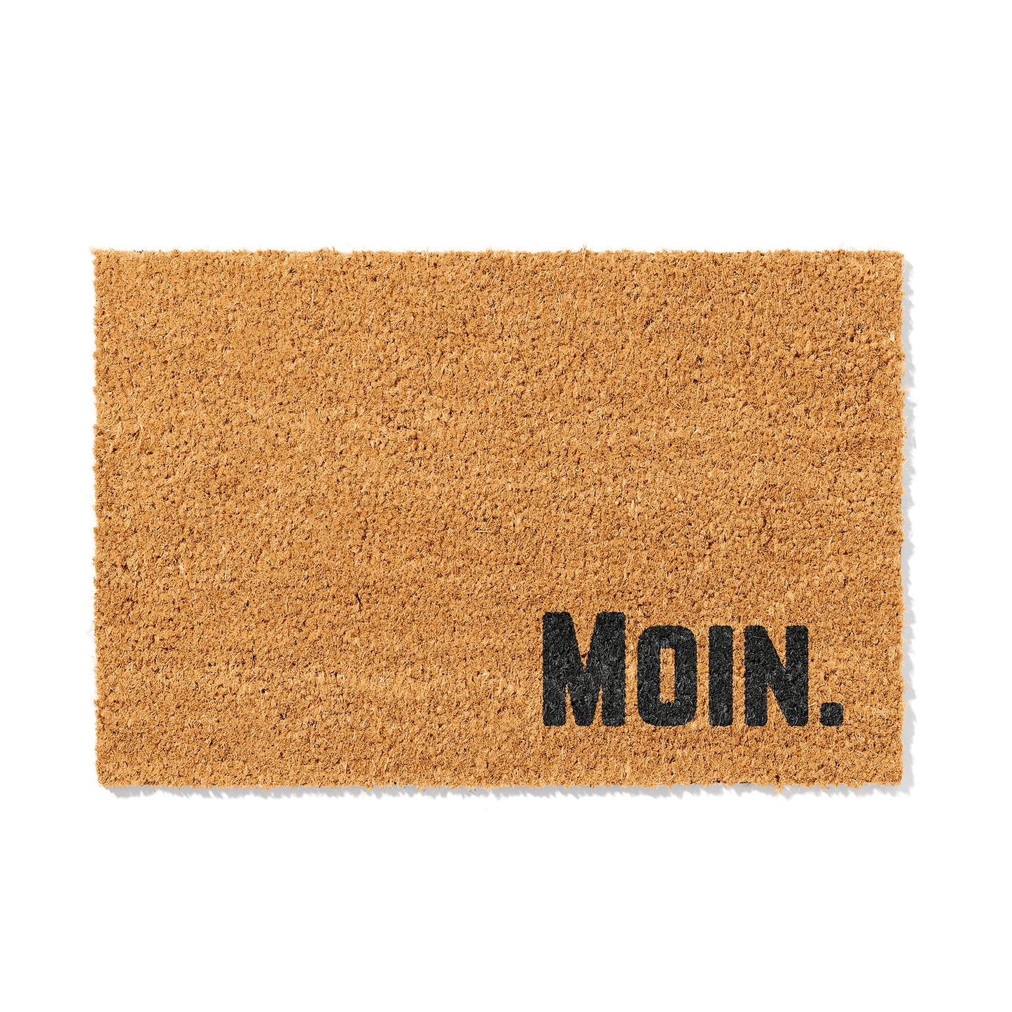 Kokosmatte mit Spruch „Moin.“ – Lustige Fußmatte für den Eingangsbereich