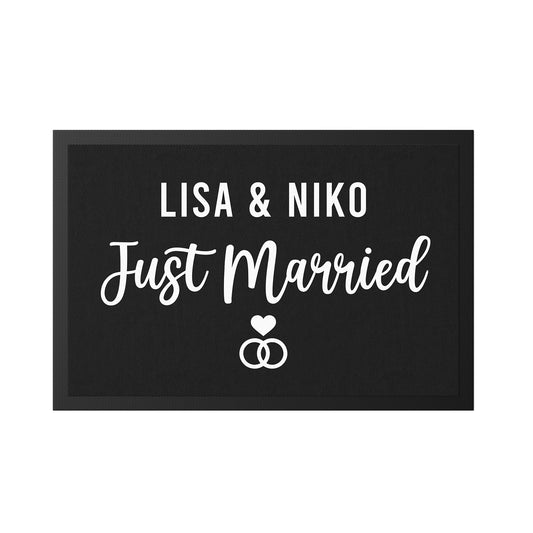 120-2-Stoffmatte-paerchenname-just-married-personalisierbar
