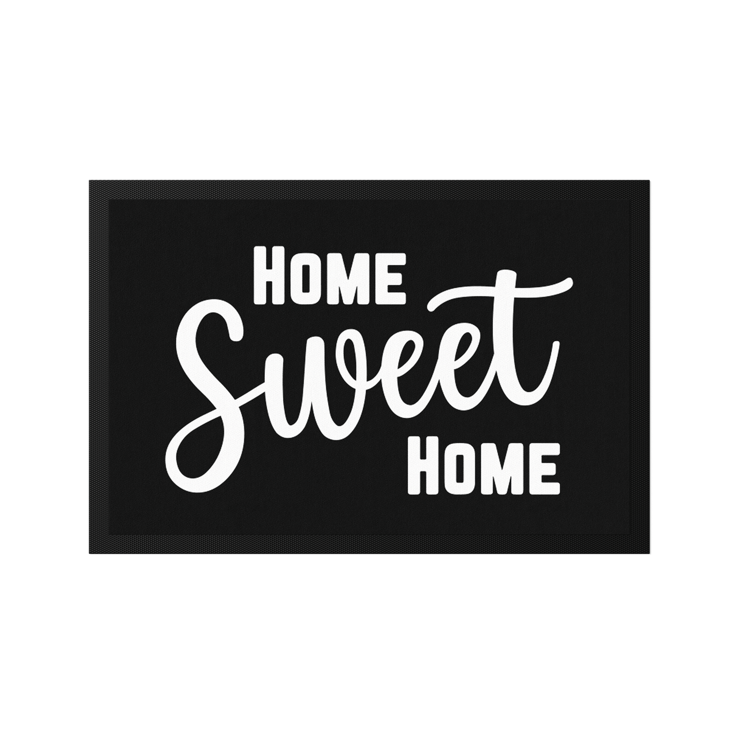Stoff Fußmatte – „Home Sweet Home“ Schriftzug-Design