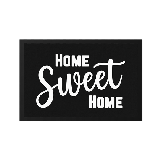 Stoff Fußmatte – „Home Sweet Home“ Schriftzug-Design